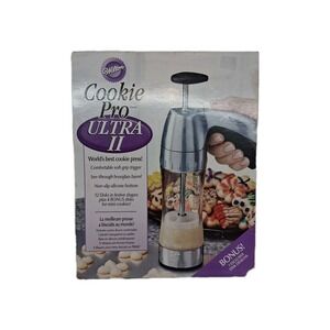 Wilton Cookie Pro Ultra II Cookie Press Complete Set 19 Disks Spritz Cooky